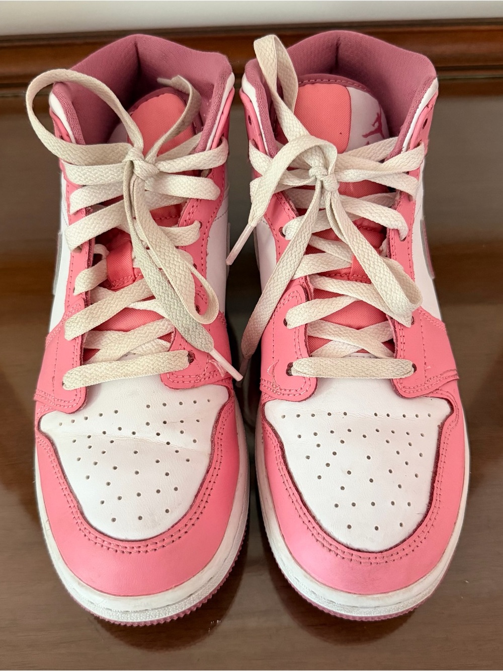 Air Jordan 1 Mid GS Arctic Pink White DQ8423-616 Youth 5.5Y Women’s 7 Sneakers - Picture 5 of 8